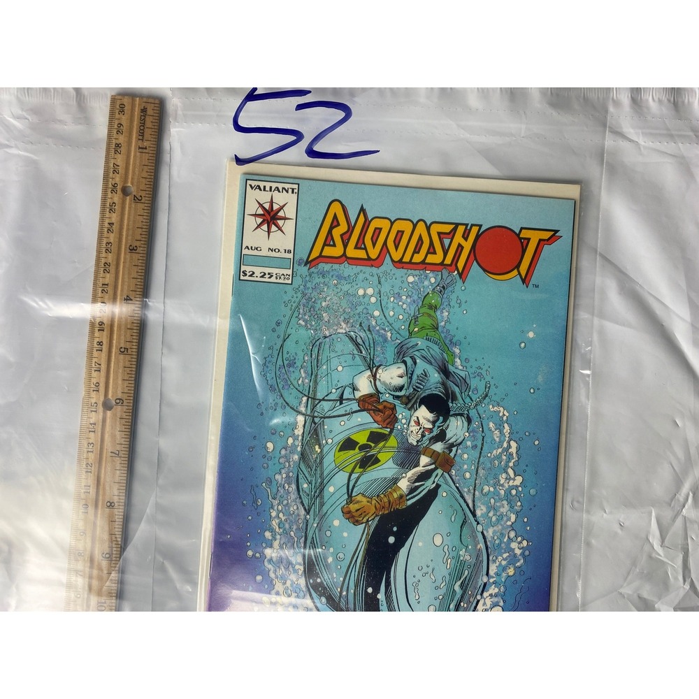 Bloodshot Comic Book Issue 18‎ Valiant Comics August 1993